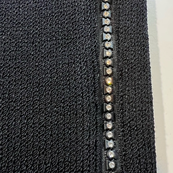 St. John Evening Rhinestone Zipper Stretch Skirt size 10 - Picture 5 of 12